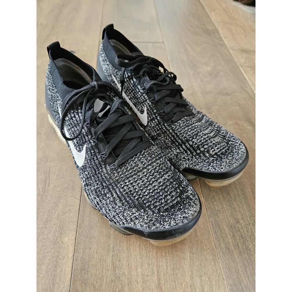 Nike Air Vapormax Flyknit 3 Oreo Mens Size 11.5 Running Sneakers AJ6900-002